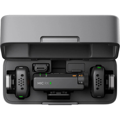 Радіосистема DJI Mic Mini 2-Person Compact Wireless Microphone System for Camera & Smartphone (2.4 GHz) (CP.RN.00000433.01) | DJI
