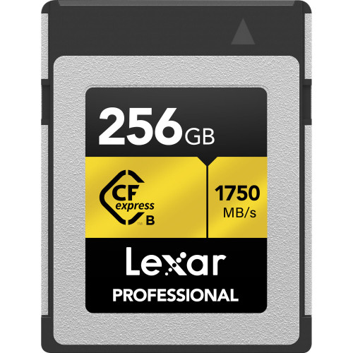 Карта пам'яті Lexar 256GB Professional CFexpress Type B Card GOLD Series (LCXEXPR256G-RNENG) | від бренду Lexar Professional