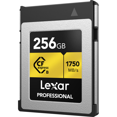 Карта пам'яті Lexar 256GB Professional CFexpress Type B Card GOLD Series (LCXEXPR256G-RNENG) | від бренду Lexar Professional