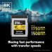 Карта пам'яті Lexar 256GB Professional CFexpress Type B Card GOLD Series (LCXEXPR256G-RNENG) | від бренду Lexar Professional