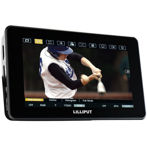 Накамерний монітор Lilliput HT5S 5.5" Ultrahigh 2000 cd/m² Brightness Touchscreen On-Camera Monitor (HT5S) | від бренду Lilliput