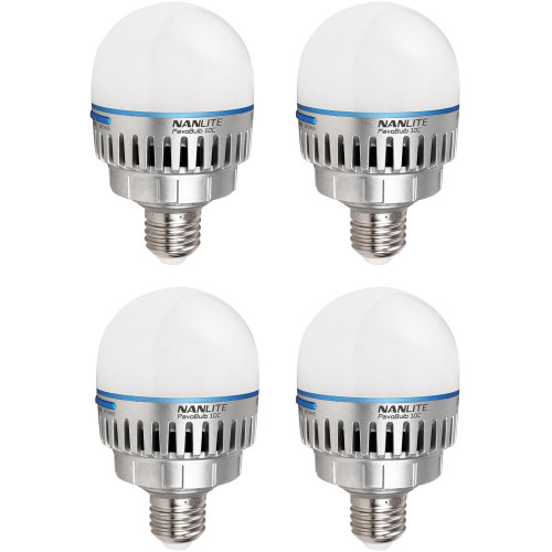 Комплект светодиодных ламп Nanlite PavoBulb 10C Bi-Color RGBWW LED Bulb 4-Light Kit (PB10C4KIT) | Nanlite