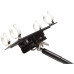 Крепление для 2 трубок Nanlite PavoTube Double Bank T12 LED Tube Gooseneck Mount with 5/8' Receiver (HD-T12-2-BHG) | от бренда Nanlite