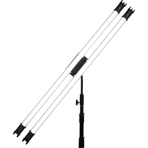 Крепление для 2 трубок Nanlite PavoTube Double Bank T12 LED Tube Gooseneck Mount with 5/8' Receiver (HD-T12-2-BHG) | от бренда Nanlite