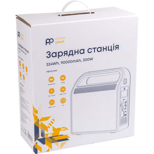 Зарядна станція PowerPlant P300W 324Wh, 90000mAh, 300W |