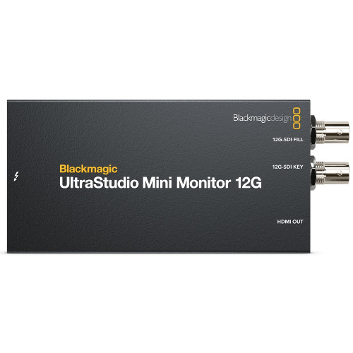 Пристрій для моніторингу та відтворення відео Blackmagic Design UltraStudio Mini Monitor 12G (BDLKULSDZMINMON12G) | від бренду Blackmagic