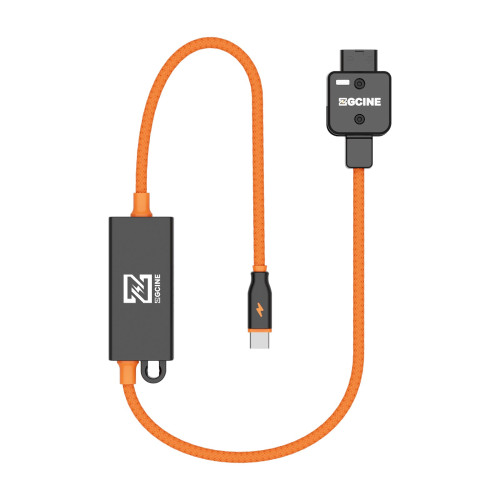 Кабель DT-PD 20' D-Tap to USB-C PD 2-Way V-Mount Charger Braided Power Delivery Cable for V-Mount Battery,Mirrorless Cameras, Phones &More (DT-PD) | ZGCINE