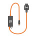 Кабель DT-PD 20' D-Tap to USB-C PD 2-Way V-Mount Charger Braided Power Delivery Cable for V-Mount Battery,Mirrorless Cameras, Phones &More (DT-PD) | ZGCINE