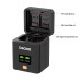 Зарядний кейс PS-LPE6 Charging Case USBC PD Fast Dual Charger for Canon LPE6/E6N/E6NH/E6P Camera Battery (PS-LPE6) | ZGCINE