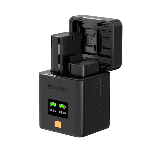 Зарядний кейс PS-LPE6 Charging Case USBC PD Fast Dual Charger for Canon LPE6/E6N/E6NH/E6P Camera Battery (PS-LPE6) | ZGCINE