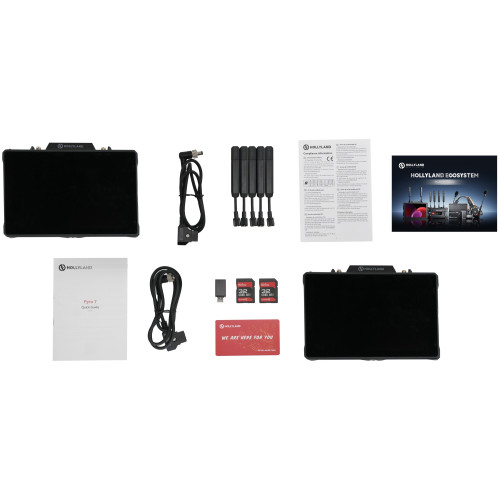 Система бездротової передачі відео Hollyland Pyro 7 Wireless Transceiver Monitor Kit (Set of Two) (Pyro 7 Kit) | від бренду Hollyland