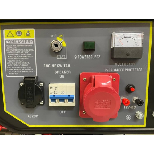 Генератор бензиновий трифазний TANTA H8500 (380) 7-7,5КВт Автозапуск ( H8500 (380)) |