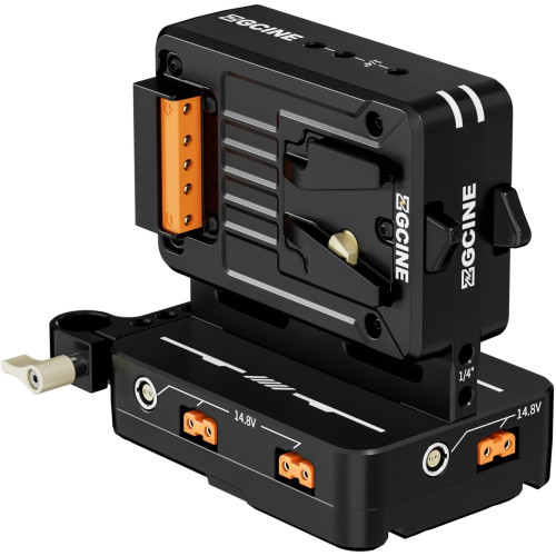 Батарейная площадка ZGCINE 2x V Mount Hot-Swap Plate USB-C Lemo DC D-TAP BP (VM-HS2) | ZGCINE