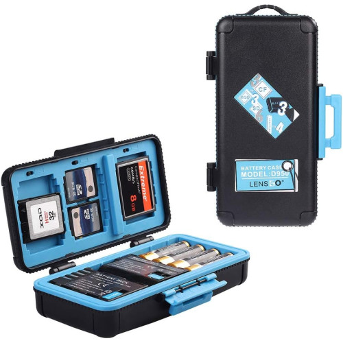 Защитный кейс LENSGO Waterproof Luggage Battery & Memory Card Hard Case (KH6 Blue) | LENSGO