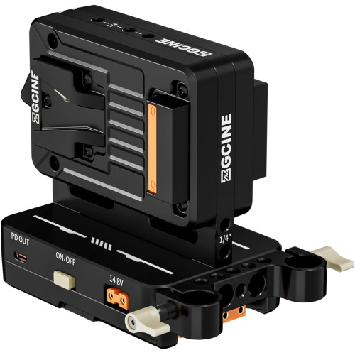Батарейная площадка ZGCINE 2x V Mount Hot-Swap Plate USB-C Lemo DC D-TAP BP (VM-HS2) | ZGCINE