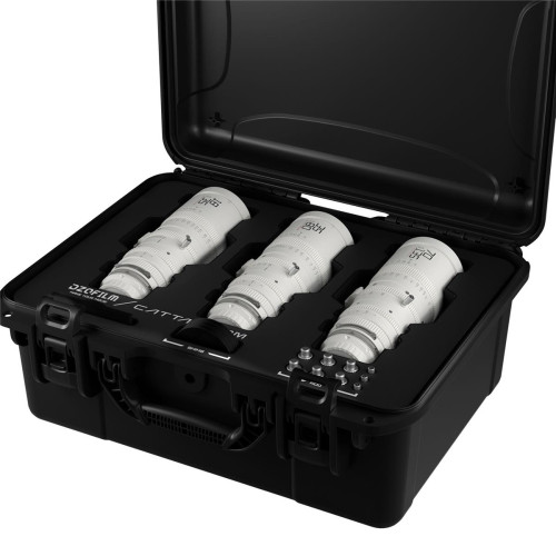 Комплект об'єктивів DZOFilm Catta FF 18-35/35-80/70-135mm T2.9 Cine 3-Lens Bundle (Sony E, White) (DZO-FFCatta2E3-WH) | від бренду DZOFilm