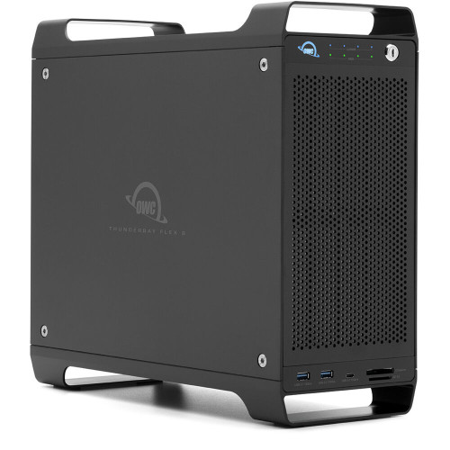 Зовнішній накопичувач OWC ThunderBay Flex 8 130TB 8-Bay Thunderbolt 3 RAID Array (1 x 4TB U.2 SSD, 7 x 18TB HDDs) (OWCTB3F81N130) | OWC
