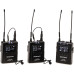 Компактна радіосистема Saramonic UWMIC9 KIT2 2-Person Camera-Mount Wireless Omni Lavalier Microphone System (514 to 596 MHz) (UWMIC9 Kit2) | Saramonic