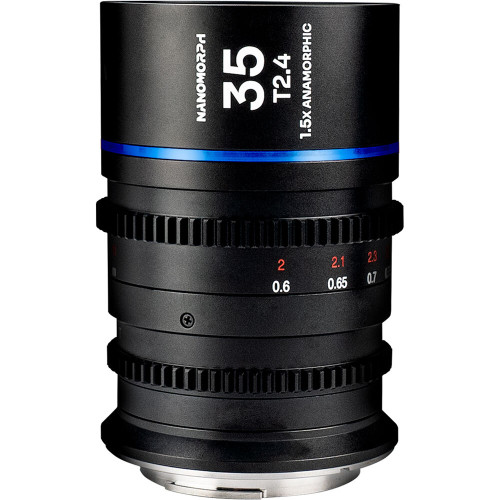 Анаморфний об'єктив Venus Optics Laowa Nanomorph 35mm T2.4 1.5x S35 Anamorphic Lens (Leica L, Blue Flare) (VE3524LB) | LAOWA