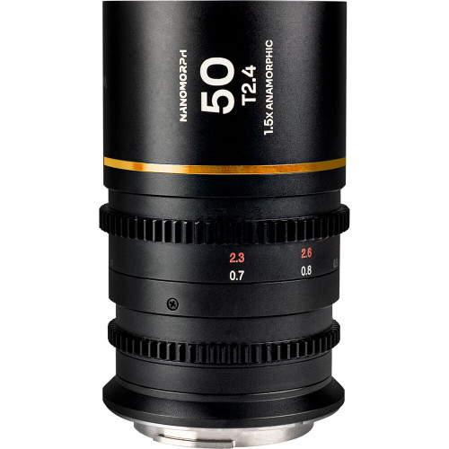 Анаморфний об'єктив Venus Optics Laowa Nanomorph 50mm T2.4 1.5x S35 Anamorphic Lens (Sony E, Amber Flare) (VE5024SEA) | LAOWA