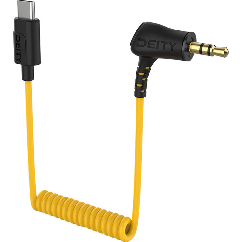 Кабель Deity Microphones C21 3.5mm TRS to USB-C Coiled Audio Cable (DTS0286D65) | DEITY Microphones