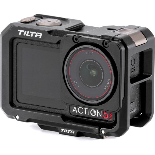 Клітка Tilta Full Camera Cage with Mounting Baseplate Kit for DJI Osmo Action (Black) (TA-T72-A-B) | Tilta