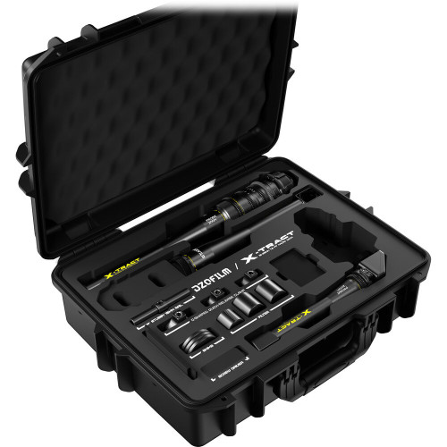 Комплект об'єктивів DZOFilm X-Tract 18-28mm T8 FF Detachable Probe Zoom Macro Lens with Case (0, 90 & 360, ARRI PL, Metric) (DZO-X1828ABCS) | від бренду DZOFilm