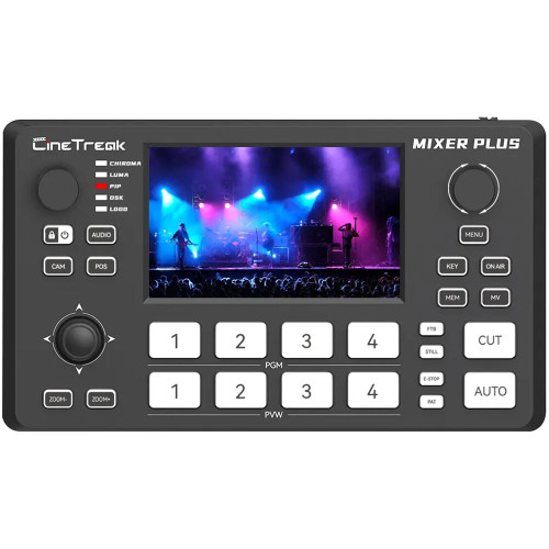 Відеомікшер CineTreak Mixer Plus 4-Channel HDMI Streaming Video Switcher with 4.5' Display (Mixer Plus) | CineTreak