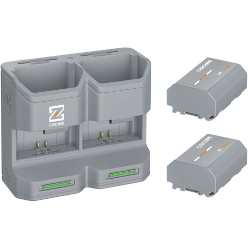 Зарядное устройство ZGCINE Travel Charging Case Kit with 2 NP-FZ100 Batteries (2600mAh, Gray) (PC2-FZ100 Kit2) | ZGCINE