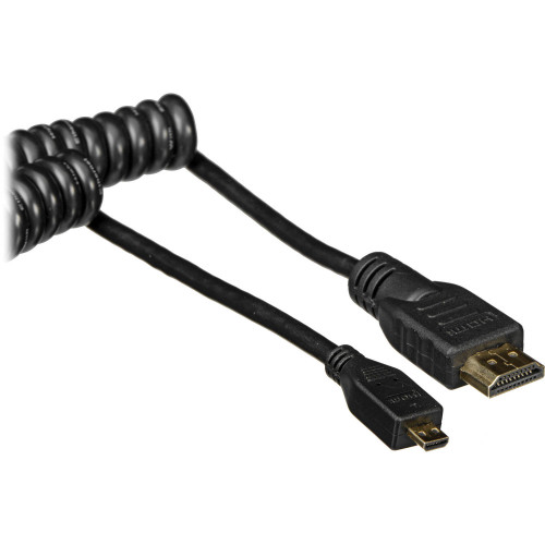 Кабель Atomos Coiled Micro-HDMI to HDMI Cable 30cm (ATOMCAB015) | Atomos