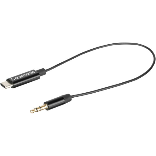Переходник Saramonic SR-C2001 3.5mm TRS Male to USB Type-C Adapter Cable for Mono/Stereo Audio to Android (SR-C2001) | Saramonic