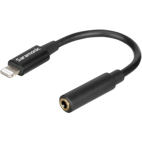 Переходник Saramonic SR-C2002 3.5mm TRRS Female to Lightning Adapter Cable for Audio to/from iPhone (SR-C2002) | Saramonic