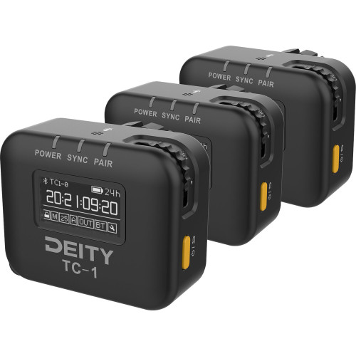 Генератор таймкода Deity Microphones TC-1 Wireless Timecode Generator Box 3-Pack Kit (Bluetooth, 2.4 GHz) (DTT0272D81) | DEITY Microphones