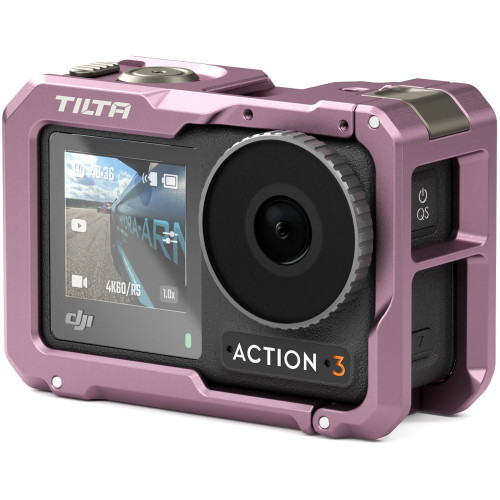 Клітка Tilta Basic Camera Cage Kit for DJI Osmo Action 3 (Pink) (TA-T40-A-P) | Tilta