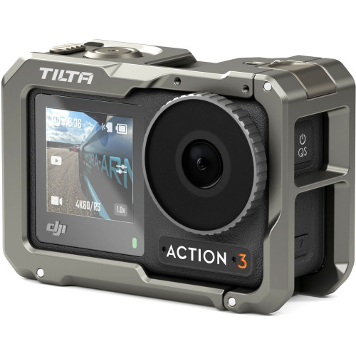 Клітка Tilta Basic Camera Cage Kit for DJI Osmo Action 3 (Titanium Gray) (TA-T40-A-TG) | Tilta