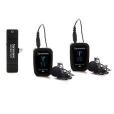 Компактная радиосистема Saramonic Blink 500 ProX B6 Two-Person Digital Wireless Lavalier Microphone System with USB-C Connector (2.4 GHz) (BLINK 500 ProX B6)