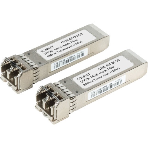Sonnet SFP28 10/25Gb Short-Range Tranceiver (G25E-SFP28-SR) | Sonnet