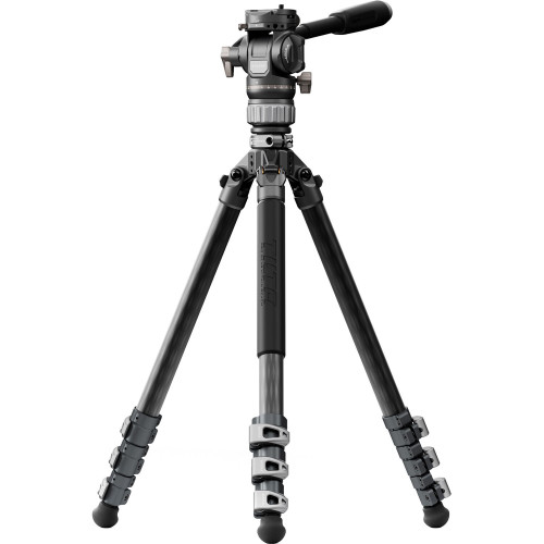 Штатив (комплект) Tilta Travel Video Fluid Head with 3-Stage Carbon Fiber Legs (5KG) - Space Gray (TT-VT05-FB-SG) | Tilta