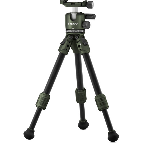 Штатив (комплект) Tilta Tabletop Ball Head with 1-Stage Carbon Fiber Tripod Legs (3KG) - Forest Green (TT-BT03-FB-FG) | Tilta