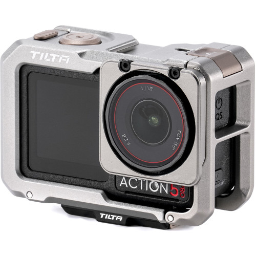 Клітка Tilta Full Camera Cage with Mounting Baseplate Kit for DJI Osmo Action (Titanium Gray) (TA-T72-A-TG) | Tilta