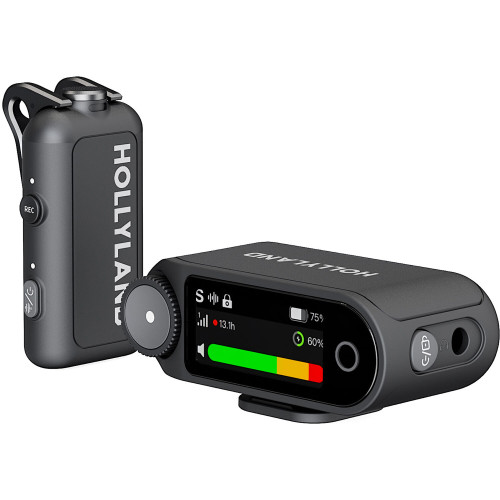 Радіосистема Hollyland LARK MAX 2 Solo Wireless Microphone System for Cameras (Space Gray, 2.4 GHz) (Lark Max 2 Solo) | від бренду Hollyland