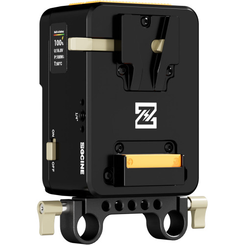 Батарейна площадка ZGCINE VM-HS1 Hot-Swap V-Mount Battery Plate (Orange) (VM-HS1-O) | ZGCINE