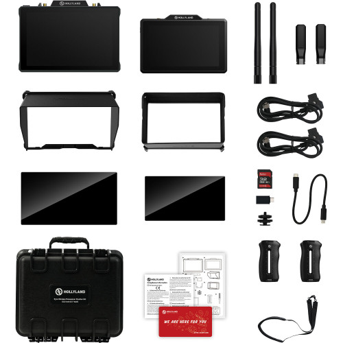 Система беспроводной передачи видео Hollyland Pyro 7 & 5 Wireless Transceiver Monitor Kit (Pyro 5 - Pyro 7) | от бренда Hollyland
