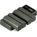 Зарядний пристрій з батареями Tilta L-Series/NP-F Battery Charger Kit with 2 Batteries and 2-Bay Charger (3500mAh) (TBC-LS-A-GN) | Tilta