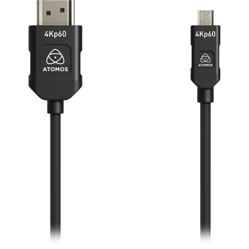 Кабель Atomos Mini-HDMI to HDMI Silicon Cable (45cm) (ATOM4K60C8) | Atomos