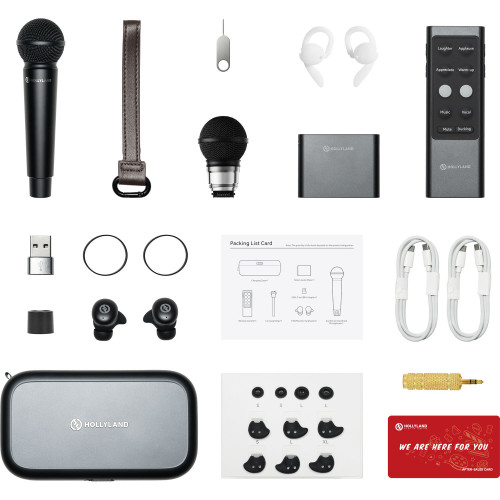 Беспроводная микрофонная система Hollyland MELO P1 Ultimate Wireless Handheld Microphone System (Space Gray) (MELO P1 Ultimate Combo) | от бренда Hollyland