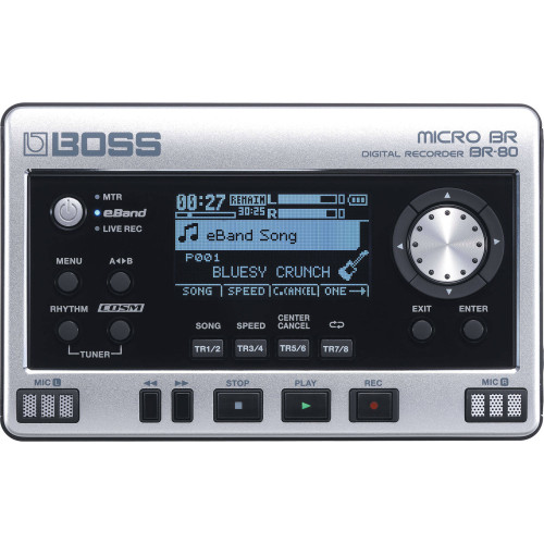 Цифровий рекордер BOSS MICRO BR BR-80 8-Track Digital Recorder (BR80) | BOSS