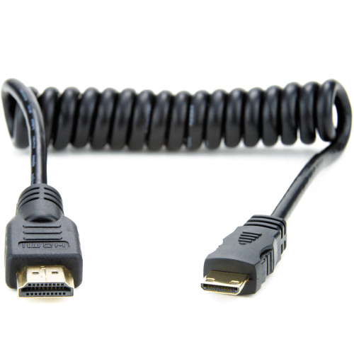 Кабель Atomos Coiled Mini-HDMI to HDMI Cable 30cm (ATOMCAB008) | Atomos