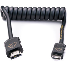 Кабель Atomos AtomFLEX Coiled Micro-HDMI to HDMI Cable 30cm. (ATOM4K60C3)