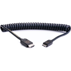 Кабель Atomos AtomFLEX Coiled Micro-HDMI to HDMI Cable 40cm (ATOM4K60C4)